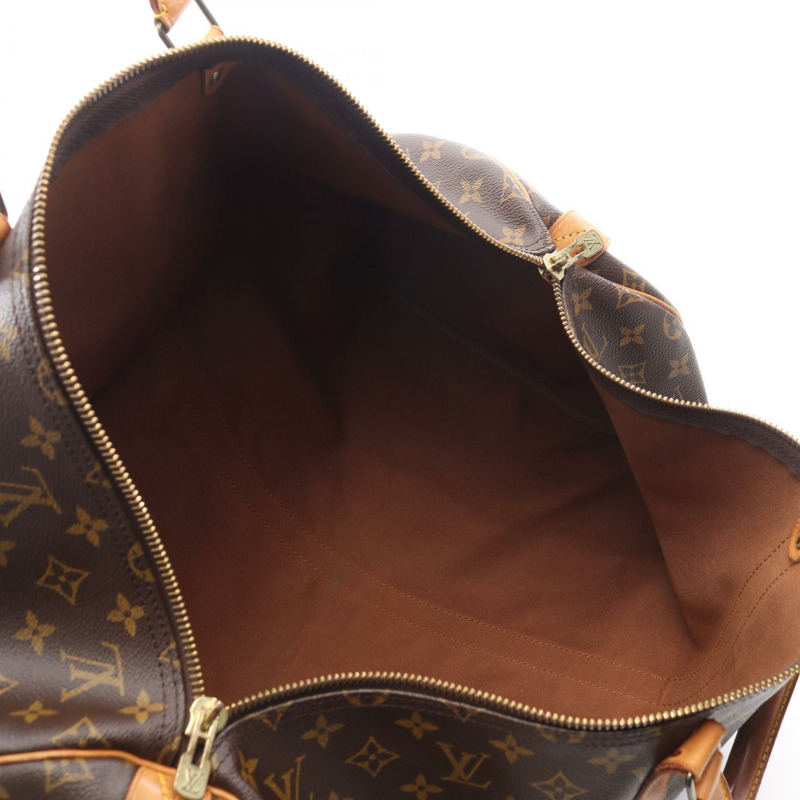 路易威登 Keepall 55 旅行手提包 M41424 Monogram 帆布皮革棕色 LV-2