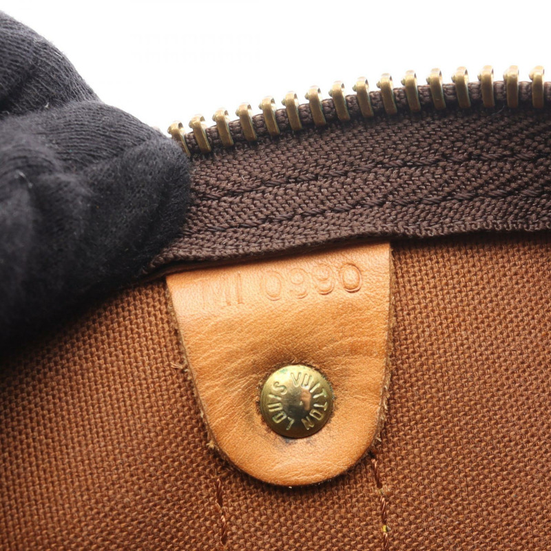 路易威登 Keepall 55 旅行手提包 M41424 Monogram 帆布皮革棕色 LV-4