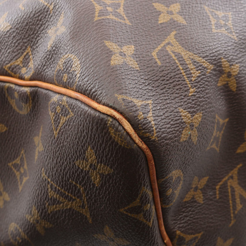 路易威登 Keepall 55 旅行手提包 M41424 Monogram 帆布皮革棕色 LV-6