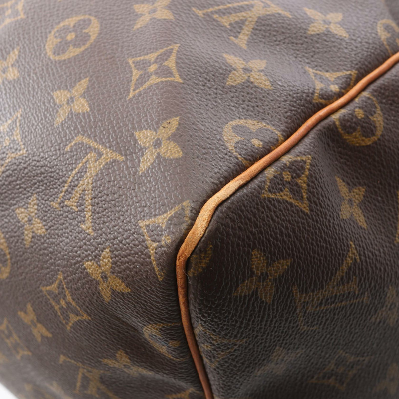 路易威登 Keepall 55 旅行手提包 M41424 Monogram 帆布皮革棕色 LV-7