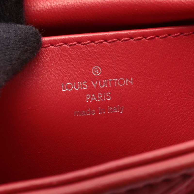 路易威登 GO-14 MINI Maltage 單背包 M51000 紅色皮革 二手 女士 LV-3