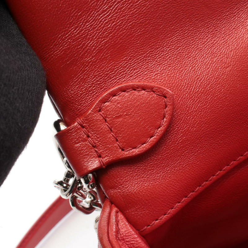 路易威登 GO-14 MINI Maltage 單背包 M51000 紅色皮革 二手 女士 LV-4