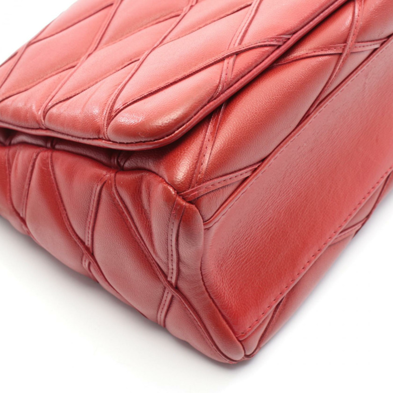 路易威登 GO-14 MINI Maltage 單背包 M51000 紅色皮革 二手 女士 LV-5