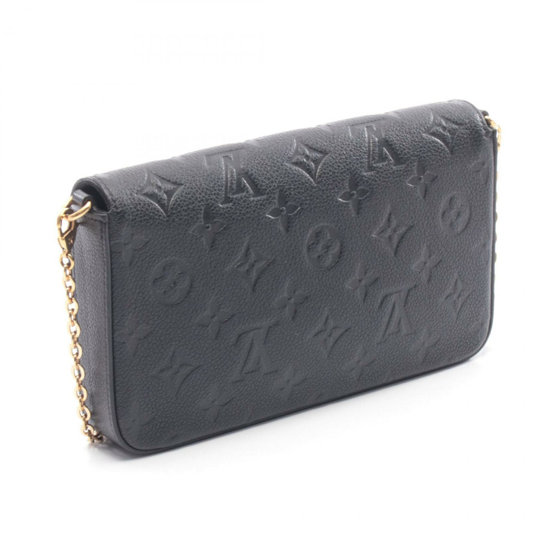 路易威登 Pochette Felicie 鏈條肩挎斜背包 M82477 皮革 二手-1