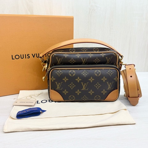 LV（超新）✨原花Nil雙層郵差包M14016