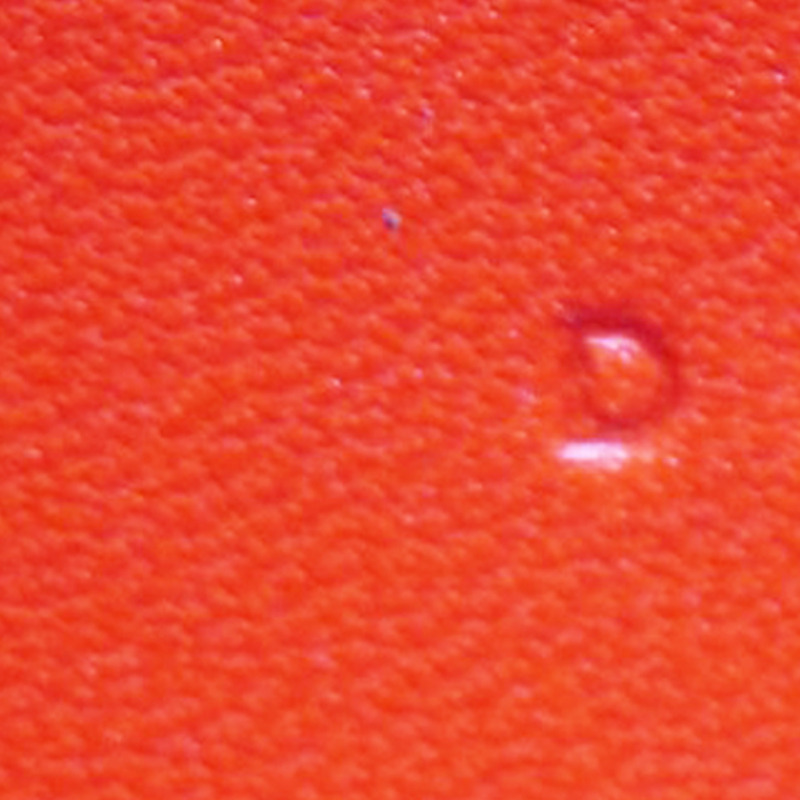 法拉利紅色 Clemence牛皮 Dogon 長夾 D刻 銀釦【HERMES 愛馬仕】-7