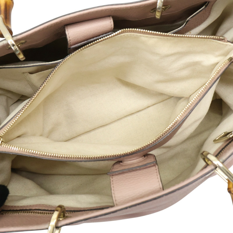 粉色 牛皮 Bamboo 兩用包【GUCCI 古馳】 323658-5