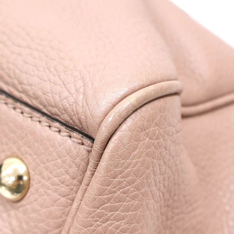 粉色 牛皮 Bamboo 兩用包【GUCCI 古馳】 323658-13