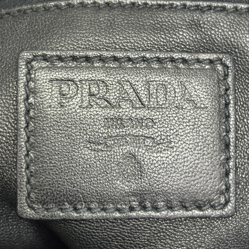 黑色 皮革 两用包【PRADA 普拉達】-4