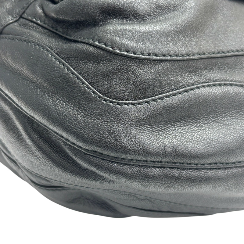 黑色 皮革 两用包【PRADA 普拉達】-8