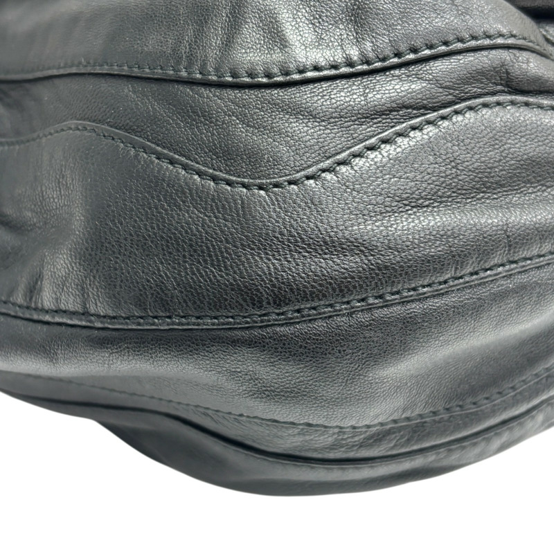 黑色 皮革 两用包【PRADA 普拉達】-9