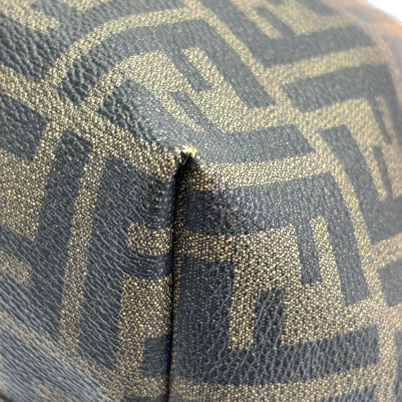 橘色 棕色 Zucca 帆布 托特包【FENDI 芬迪】 8BH185-8