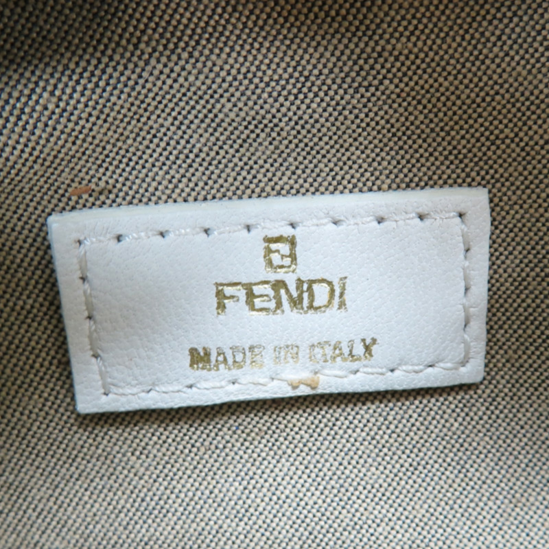 棕色 Zucchino 帆布 肩背包【FENDI 芬迪】 8M0242-5