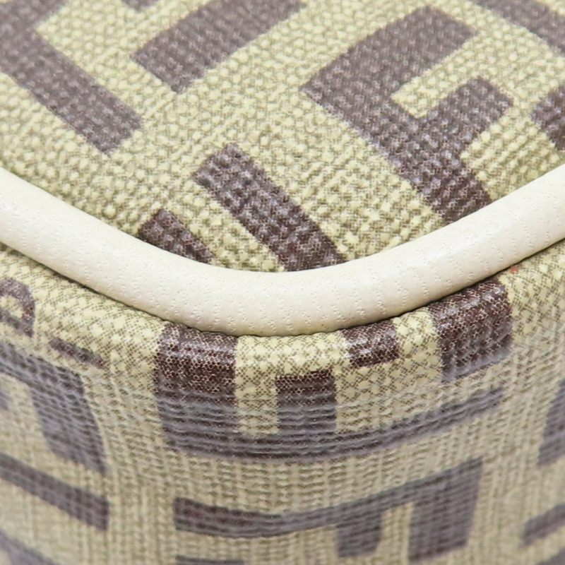 棕色 Zucchino 帆布 肩背包【FENDI 芬迪】 8M0242-11