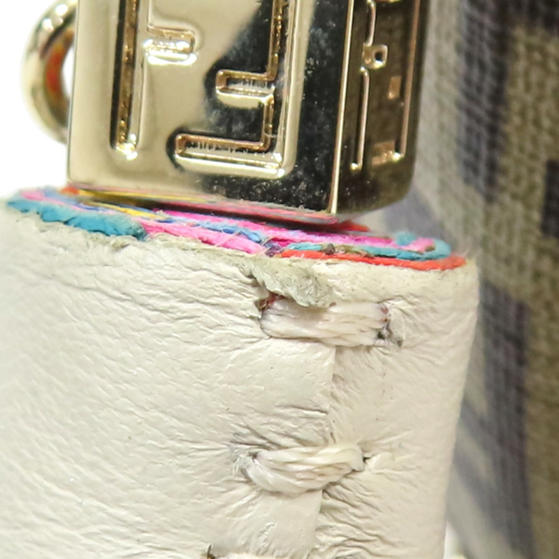 棕色 Zucchino 帆布 肩背包【FENDI 芬迪】 8M0242-13