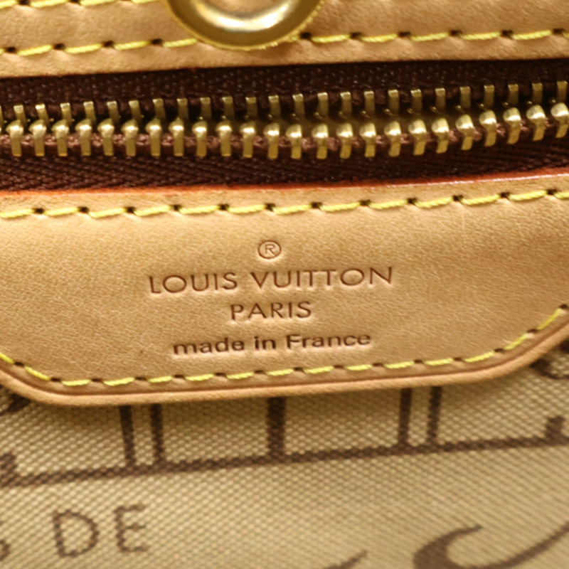 棕色 原花帆布 Neverfull PM 托特包【LOUIS VUITTON LV 路易威登】 M40155-6