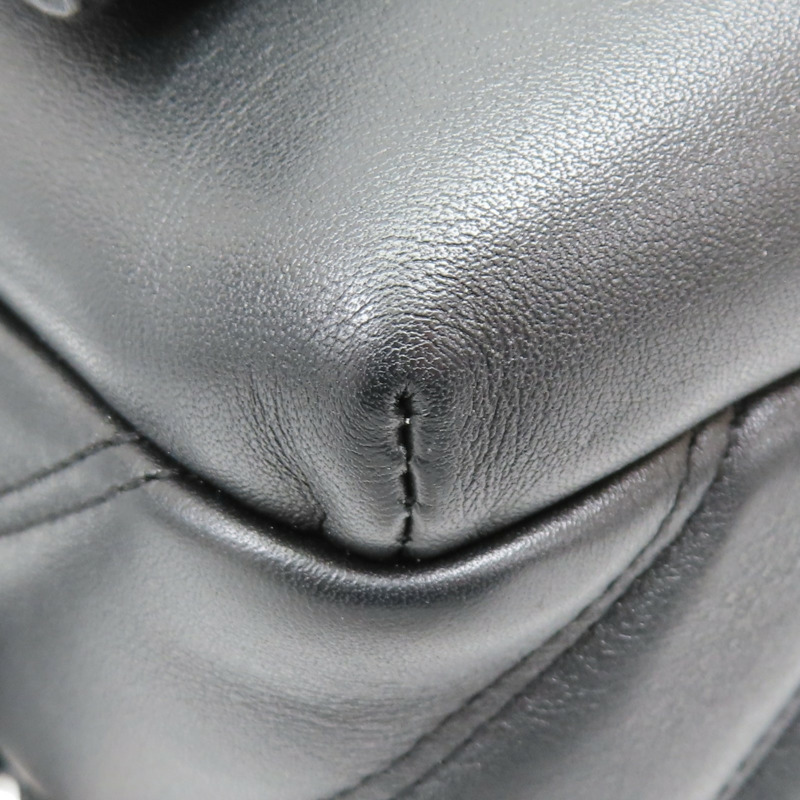 黑色 牛皮 Serpenti Cabochon 後背包【BVLGARI 寶格麗】 288735-13