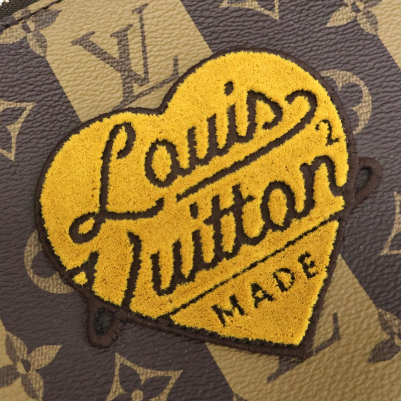 棕色 原花帆布 限量 Nigo聯名 Trio 三合一郵差包【LOUIS VUITTON LV 路易威登】 M45965-8