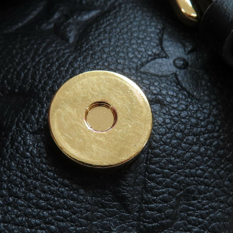 黑色 原花壓紋 牛皮 Montsouris 後背包【LOUIS VUITTON LV 路易威登】 M45205-14