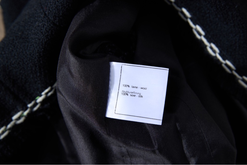 ❤️ CHANEL黑白毛邊粗花呢背心-7