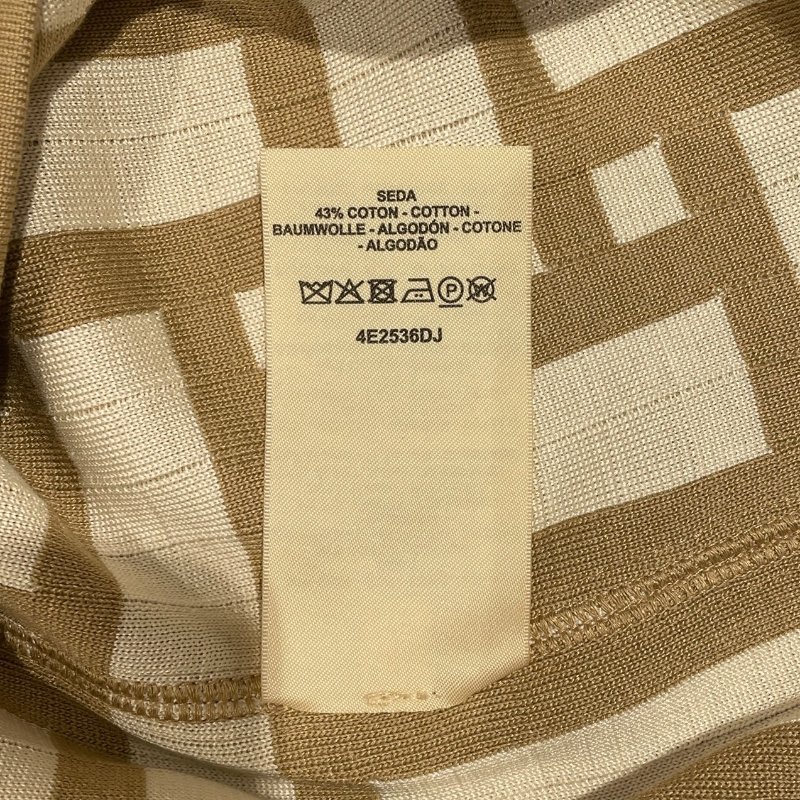 HERMES 愛馬仕 針織無袖洋裝 混紡 棕色系 EU36-5