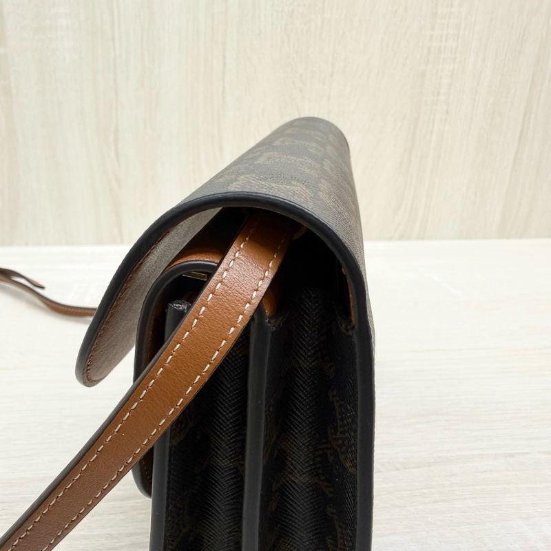 CELINE (25年超新✨印花Triomphe雙層側背背-18