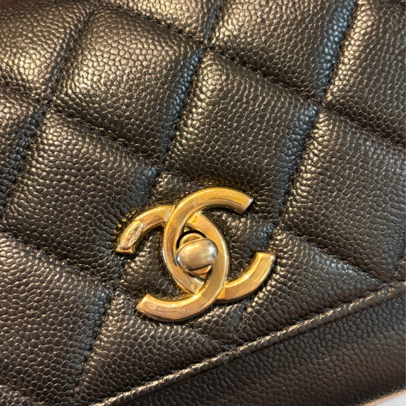 香奈兒郵差包🖤經典百搭款黑金✨-3