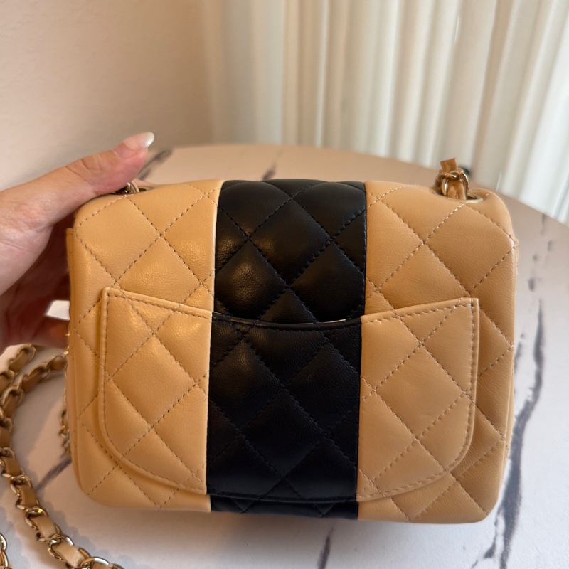 香奈兒雙色奶茶色方胖🐯-6
