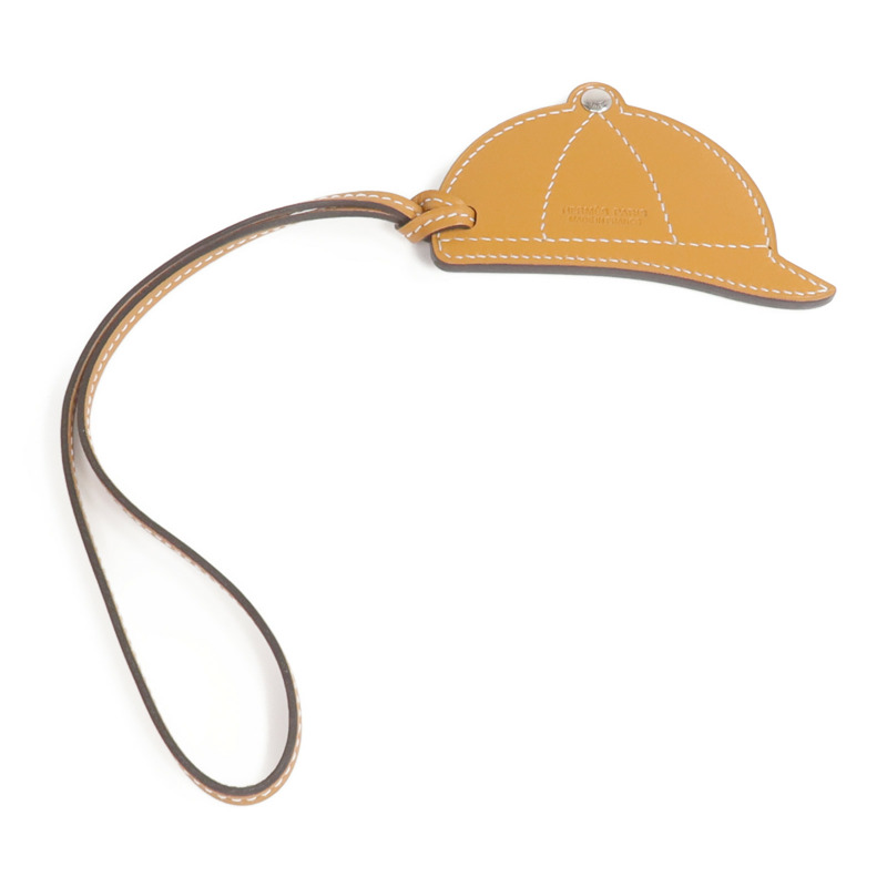 HERMES Swift皮革Paddock Bombe Charm掛飾-1