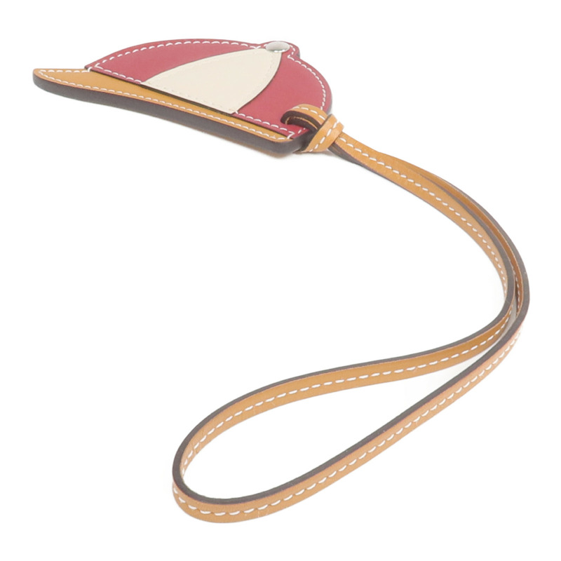 HERMES Swift皮革Paddock Bombe Charm掛飾-4