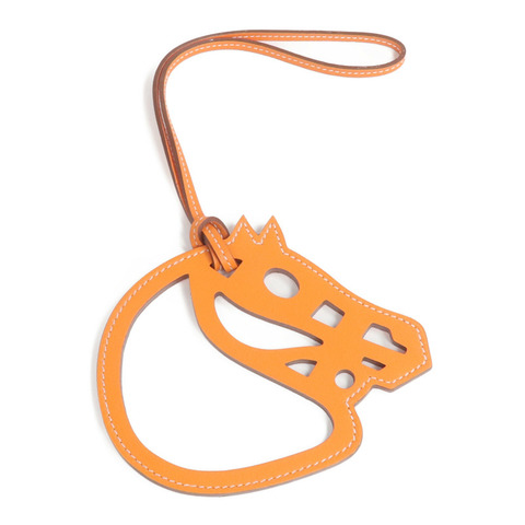 HERMES Swift皮革Paddock Cheval Bag Charm掛飾