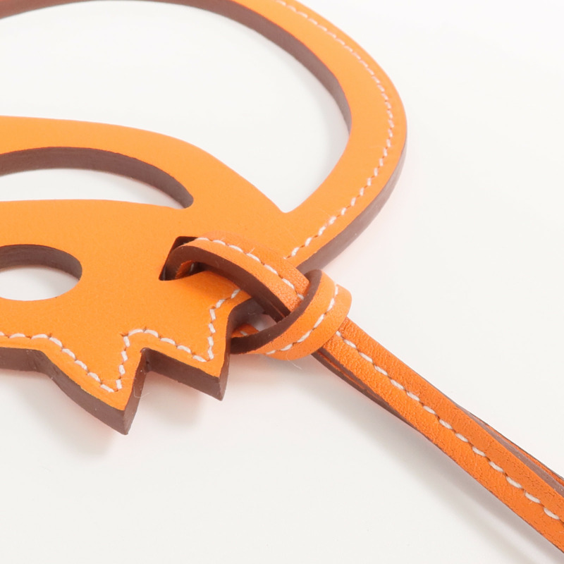 HERMES Swift皮革Paddock Cheval Bag Charm掛飾-3