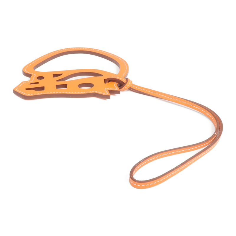 HERMES Swift皮革Paddock Cheval Bag Charm掛飾-4