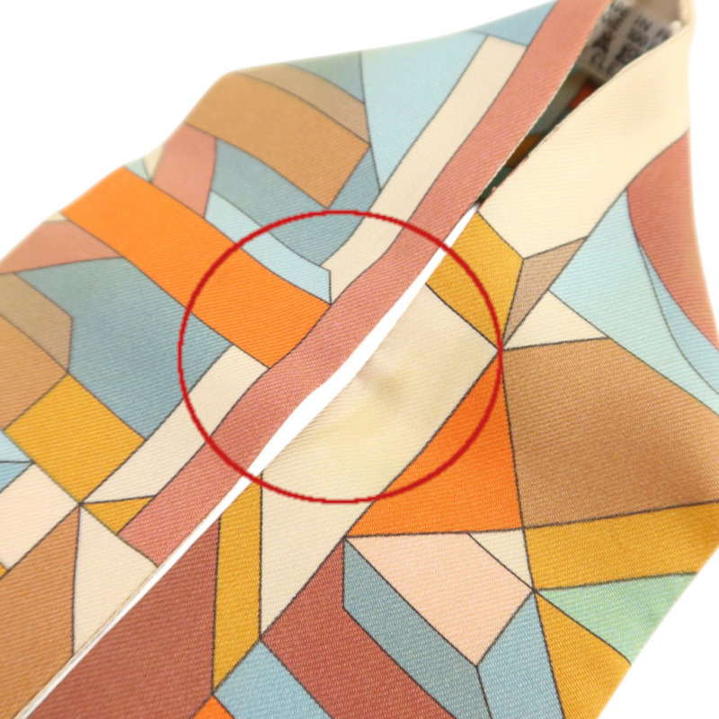 HERMES 絲質Twilly絲巾-7