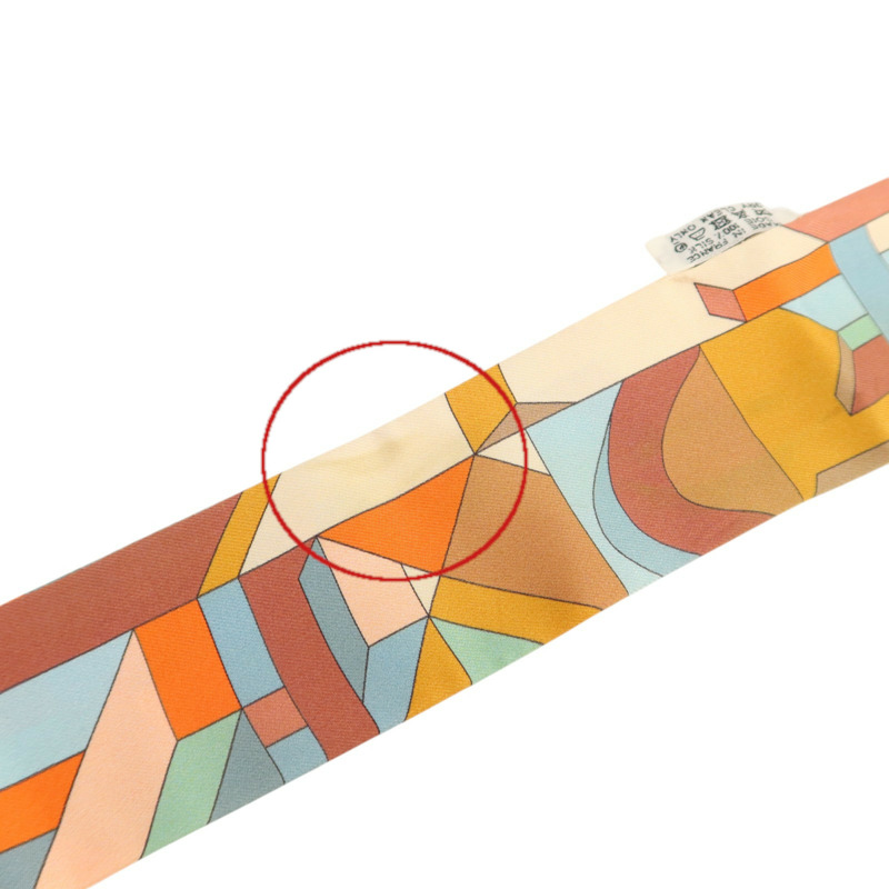 HERMES 絲質Twilly絲巾-9