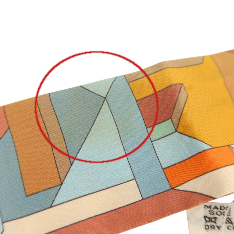 HERMES 絲質Twilly絲巾-10