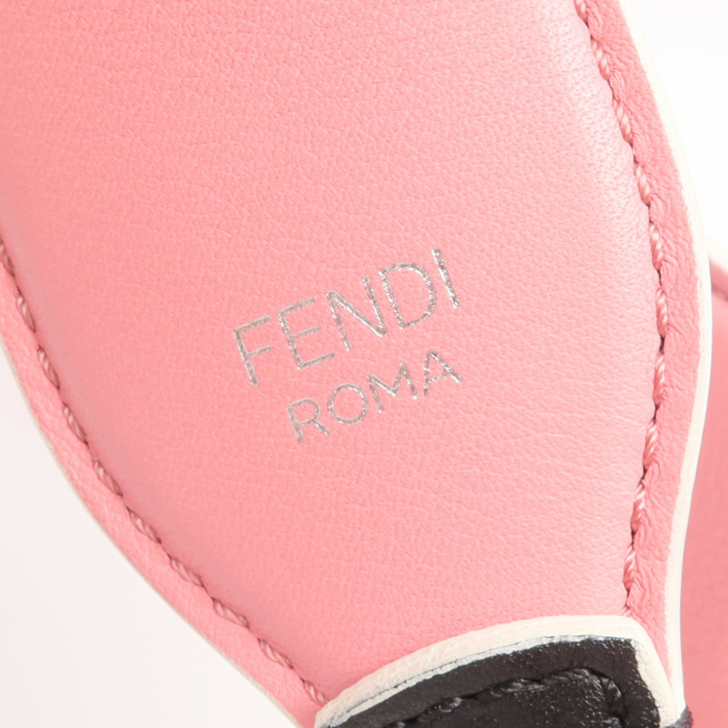 FENDI 牛皮皮革Strap銀扣肩帶-6