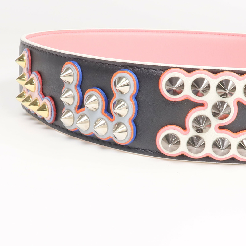 FENDI 牛皮皮革Strap銀扣肩帶-7