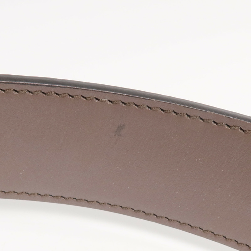 GUCCI 塗層帆布GG Marmont Belt 75cm金扣皮帶-10