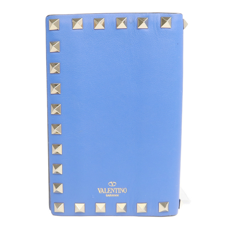 Valentino 牛皮皮革Rockstud Passport Case護照套-1