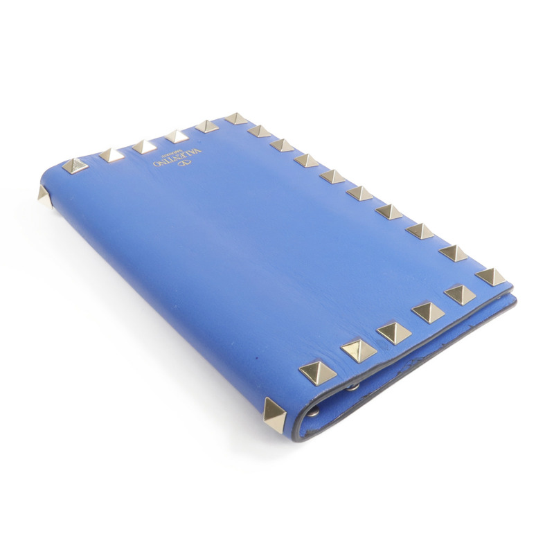 Valentino 牛皮皮革Rockstud Passport Case護照套-3