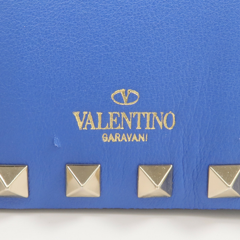 Valentino 牛皮皮革Rockstud Passport Case護照套-6