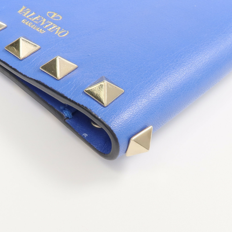 Valentino 牛皮皮革Rockstud Passport Case護照套-7