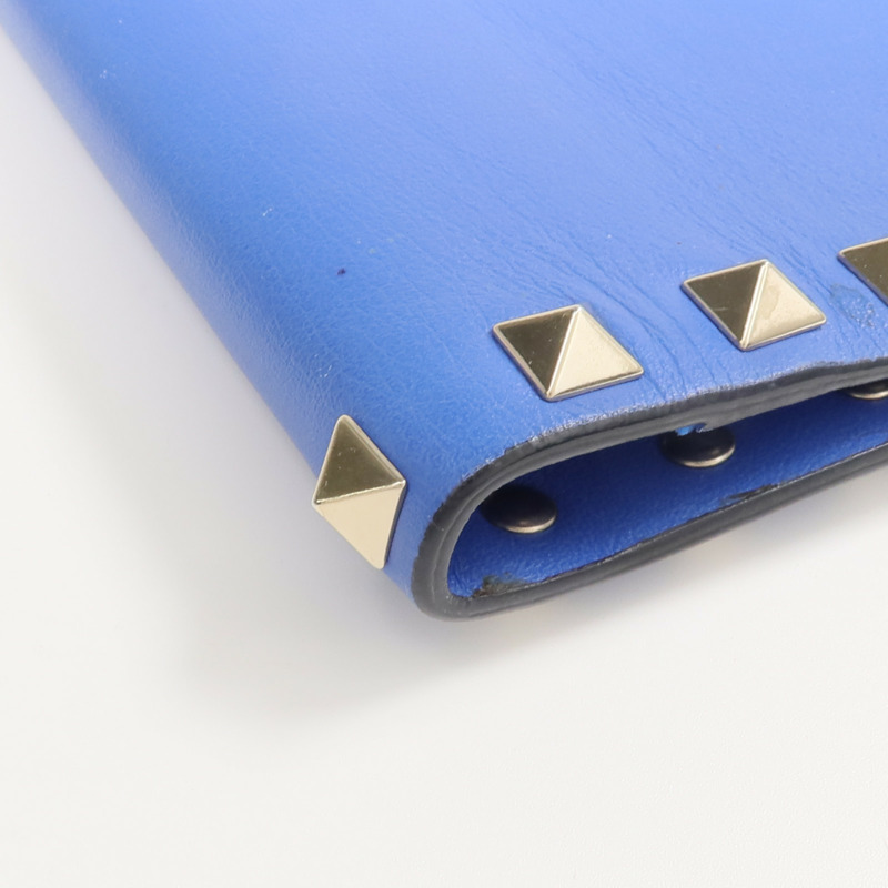 Valentino 牛皮皮革Rockstud Passport Case護照套-9