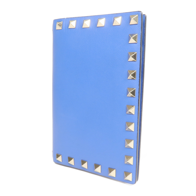 Valentino 牛皮皮革Rockstud Passport Case護照套-11