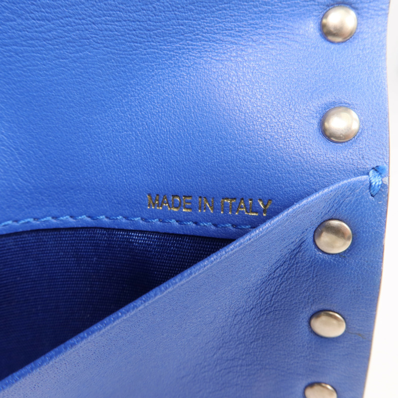 Valentino 牛皮皮革Rockstud Passport Case護照套-13