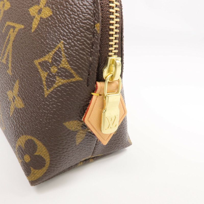 LOUIS VUITTON Monogram Cosmetic Bag金扣化妝袋-5