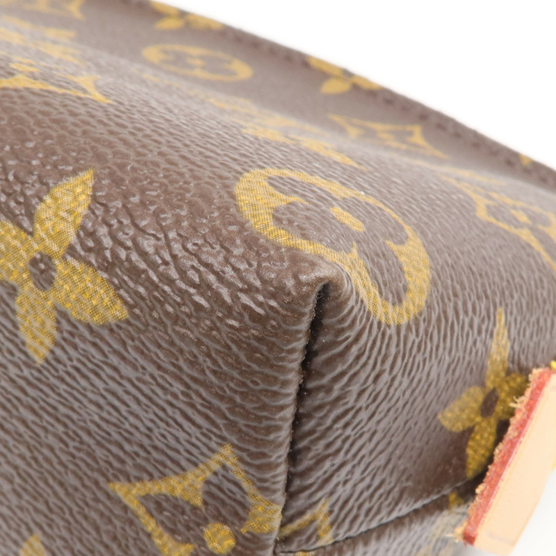 LOUIS VUITTON Monogram Cosmetic Bag金扣化妝袋-11