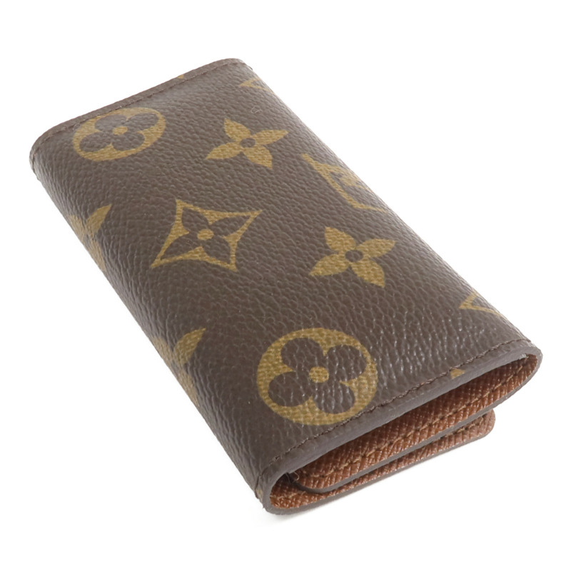 LOUIS VUITTON Monogram Key Holder金扣鎖匙包-4
