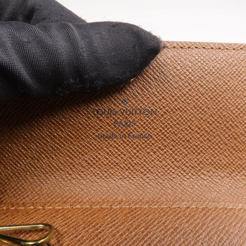 LOUIS VUITTON Monogram Key Holder金扣鎖匙包-7